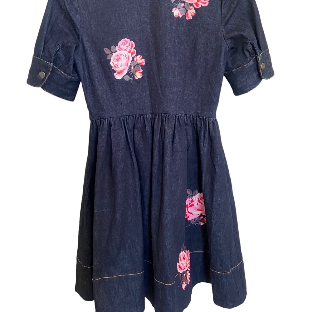 Kate Spade Broome Street Rose Denim Dress - Picture 14 of 16